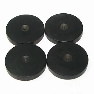 

TIANCOOLKEI A Set Of 4 * Pieces 23mm Wood Shim Living room bookshelf Speaker CD Spikes Shock Pad Black
