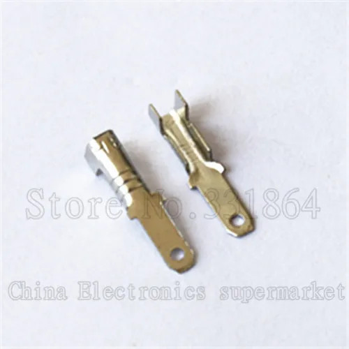 2.8mm solder lug terminal connector piece PC board plug connector