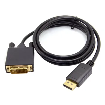 

Jimier Video Cable 1.8m Male Single Link To Dvi For Monitor Displayport Of