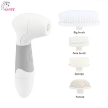 Электрическая щетка для чистки лица стирка аппарат для чистки лица очиститель пор Очищение тела мини массажное косметический Массажер для кожи щетка