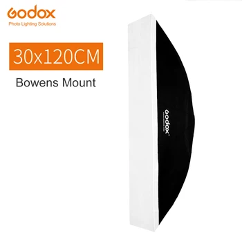 

Godox Softbox 30*120cm 12"x 47" Portable Rectangular Studio Strobe Softbox with Bowens Mount for Studio Flash