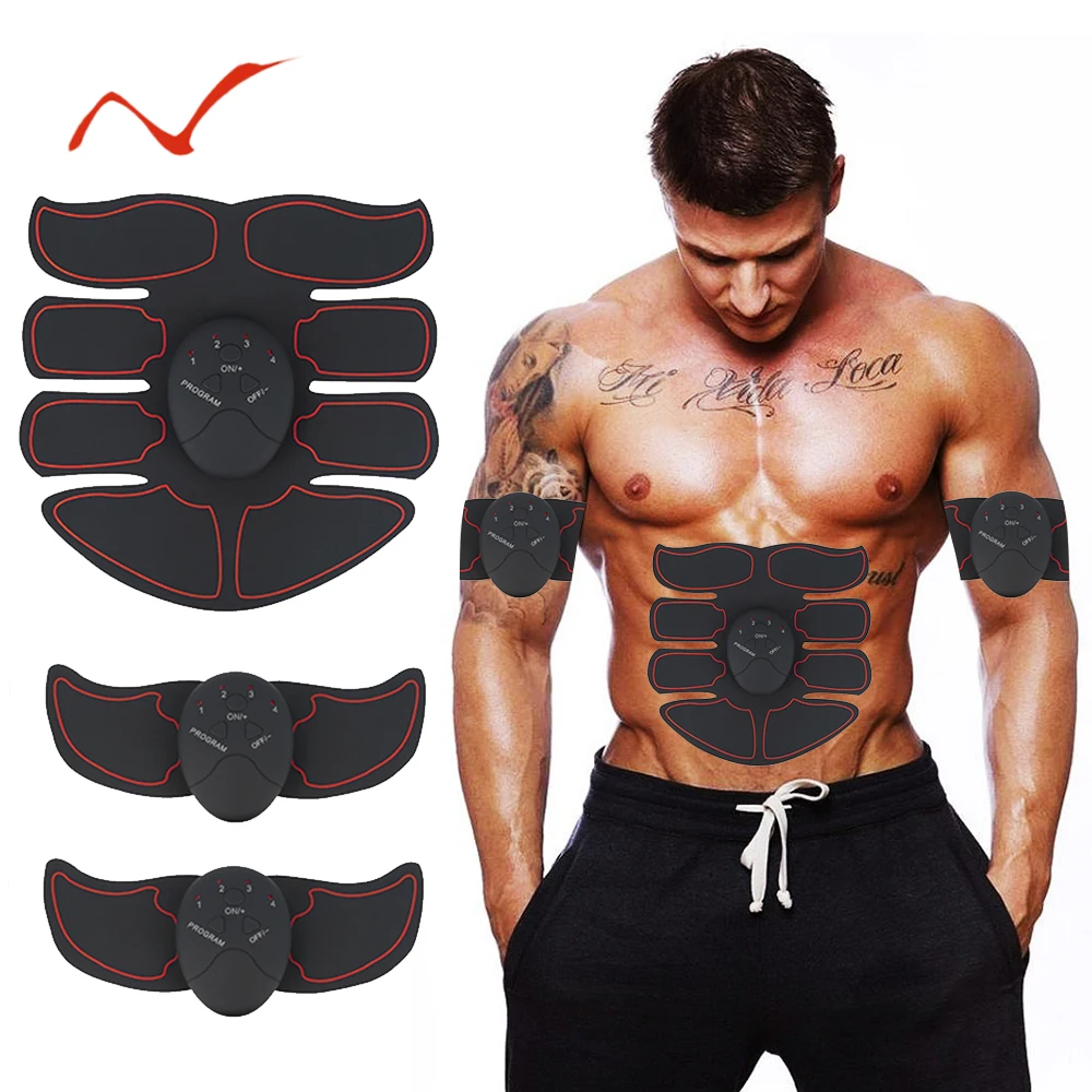 Slimming Fat Burning Exerciser Electric Muscle Training Gym Smart Fitness Muscle Stimulator Abdominal Tool Muscle Stimulator