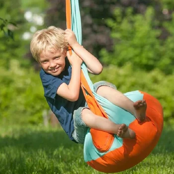 

Children's swing inflatable cushion baby swing hammock chairs indoor outdoor hanging toy swing chair children tent seat