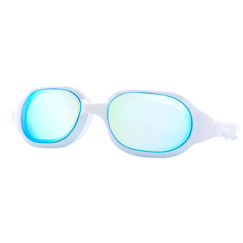 new Swimming Goggles Glasses Unisex Plating Waterproof Anti-fog Swimming Glasses UV Protection Diving Eyewear - Цвет: W