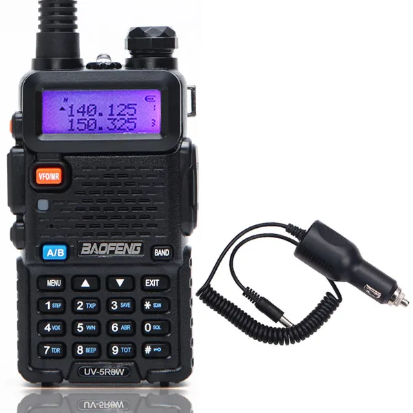 Baofeng UV-5R 8 Вт Высокая мощная двухсторонняя рация 8 Вт CB Ham портативная рация 10 км дальность Pofung UV5R для охоты - Цвет: add car charger