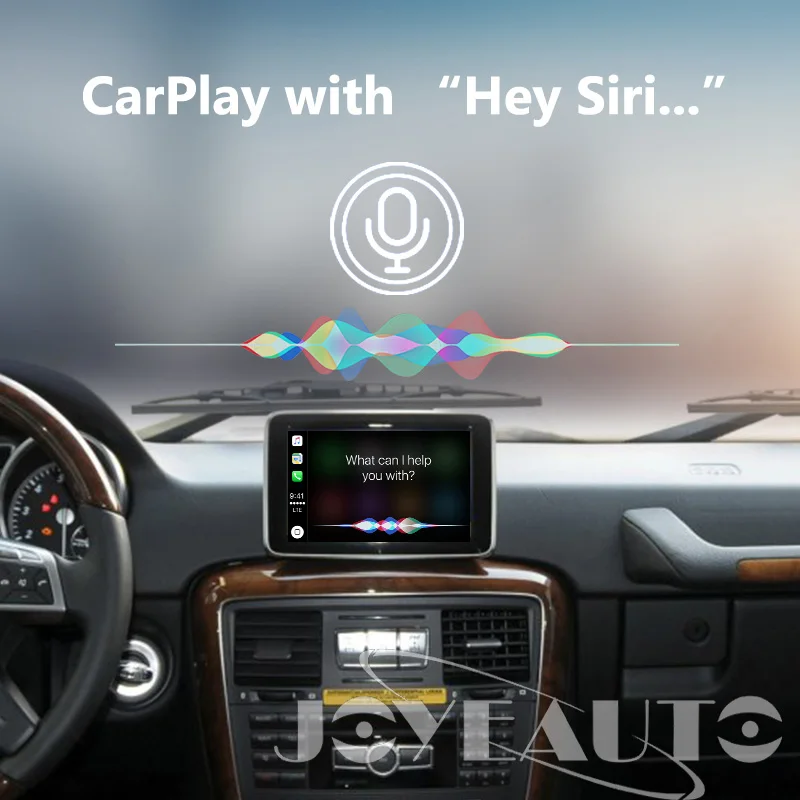 Joyeauto Беспроводной Wi Fi Apple Carplay для Mercedes G class W463 12 15 NTG4.5/4 7 воспроизведение