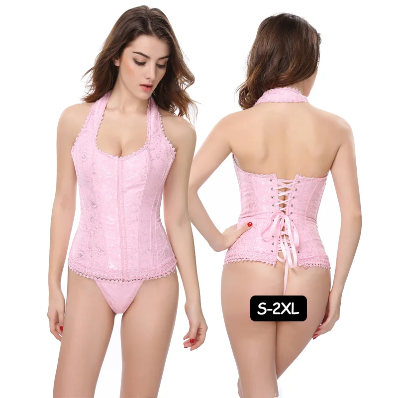 

Sexy Princess Renaissance Boned Corset Floral Halloween Costume Corsets For Women Waist Trainer Cincher Bustiers Tops