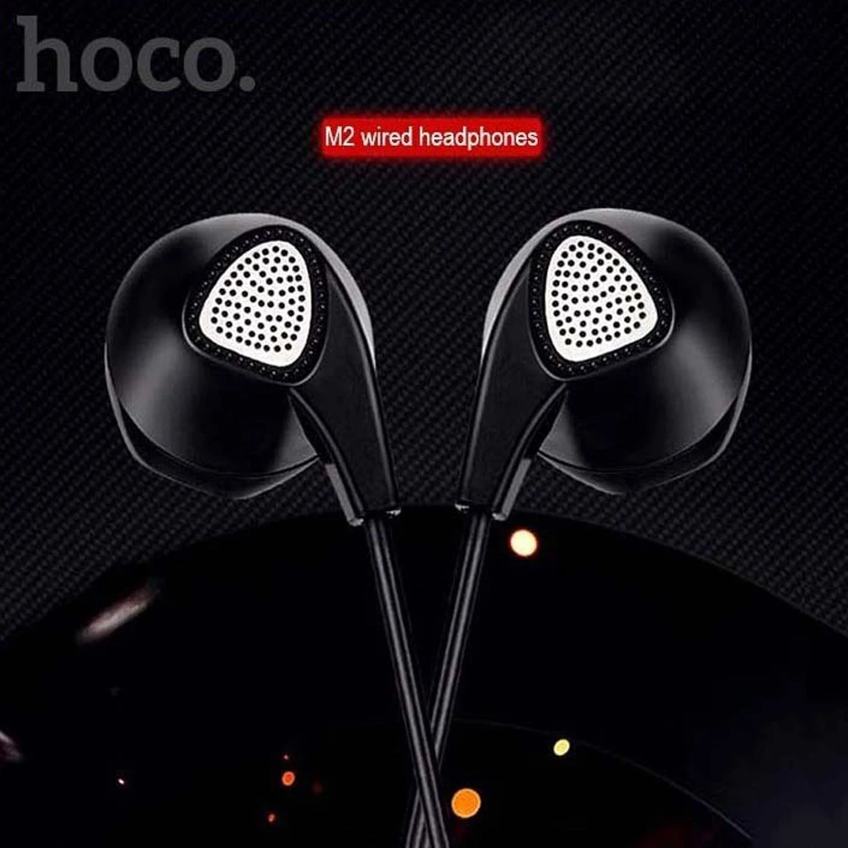 HOCO 3.5mm Earbuds Headphones High Quality Ear Buds Handsfree Noise