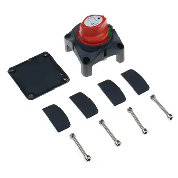 

12-60V 3 Position Disconnect Isolator Master Battery Switch Power Cut Off Kill Switch, Fit for Car/Vehicle/RV/Boat/Marine