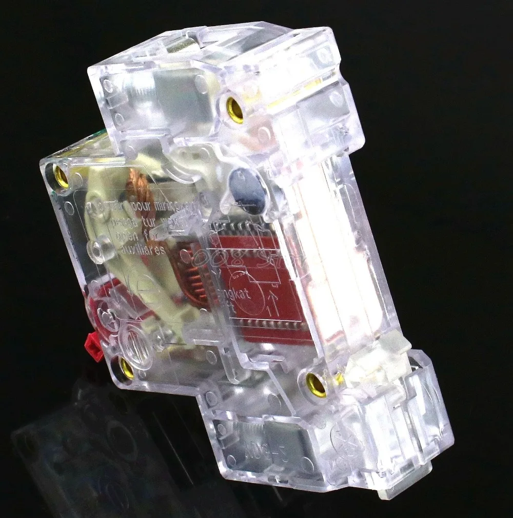 1P 6A 230/400v ~ Мини автоматический выключатель MCB C45 C Тип AC DC|circuit breaker mcb|mcb typecircuit |