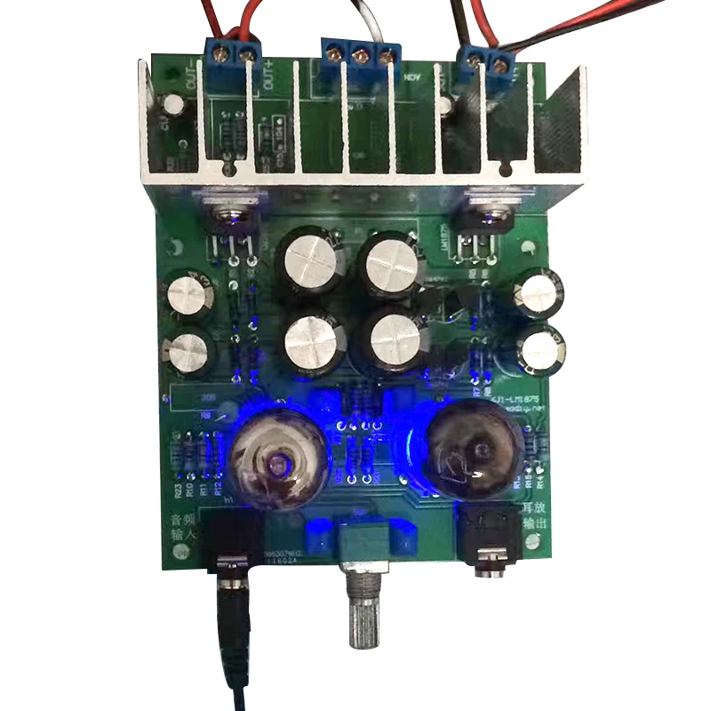 Aiyima Hifi 6j1 tube amplifier audio board LM1875T Headphones amplifiers For DIY kits Pre-amp audiophile