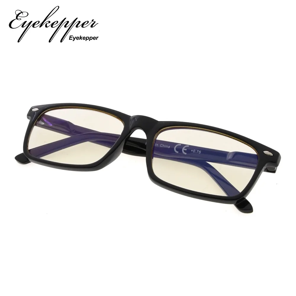 

CG899-5 Eyekepper Computer Readers Stylish Look Crystal Vision comfort Spring Amber Tinted Lenses Hinges Computer Reading Glasse
