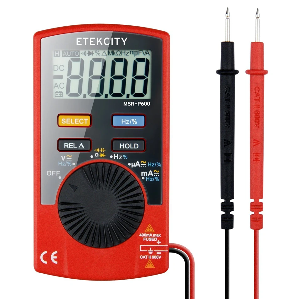 UNI T UT120C карманный размер Stype Цифровой мультиметр Авто тестер диапазона DC AC