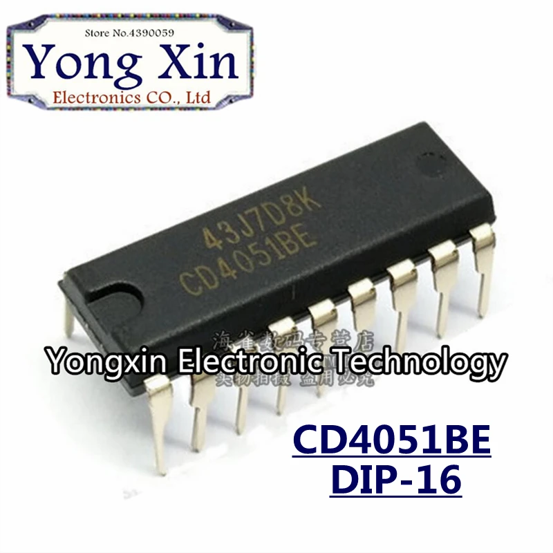 100 шт. CD4051BE DIP16 CD4051 DIP | Обустройство дома