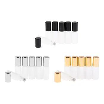 

Perfeclan 6Pcs Empty Roll On Bottles 5ml Roller Containers For Perfume Oils