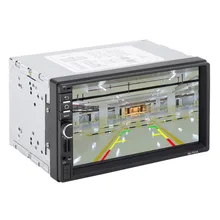 RK-7721A Professional 7 Inch HD 1024*600 Capacitive Screen 7 Colorful Light Function Car DVD MP3 Player Android5.1.1