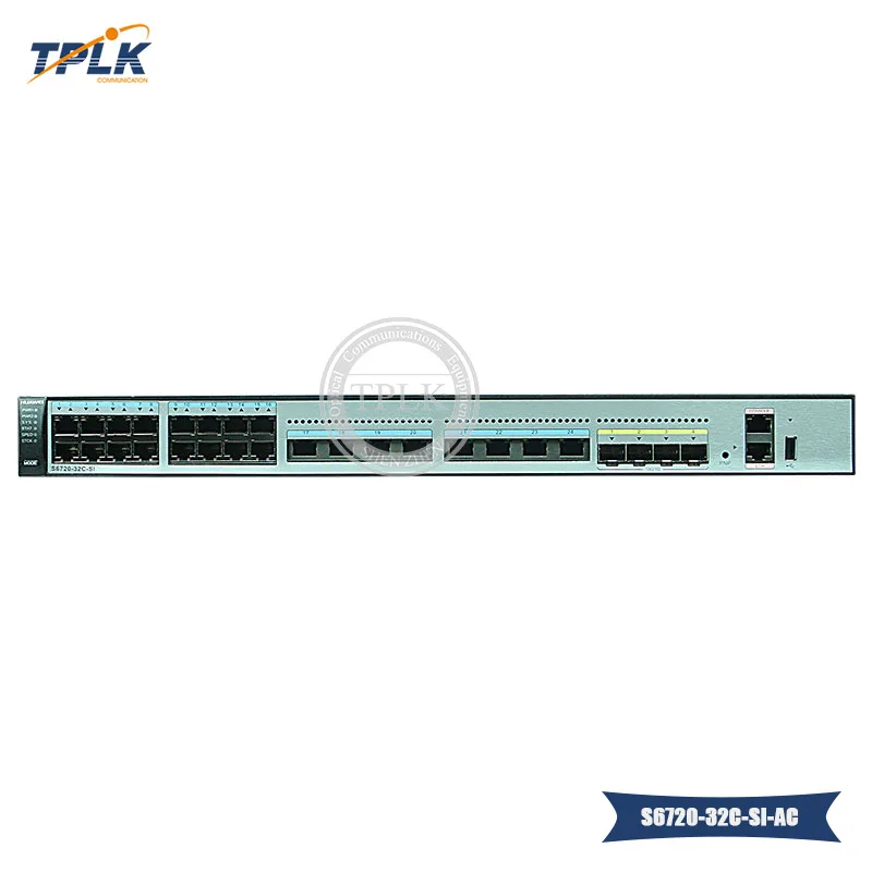S6720 32C SI AC коммутатор с 24 портами poe fast ethernet 2.5G/5G/10G Ethernet порт s 4x10GE SFP + один