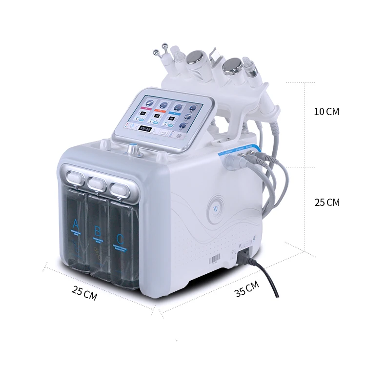 6 in 1 korean skin carel machine skin tightening skin clean oxygen machine for face care-in Personal Care Appliance Accessories