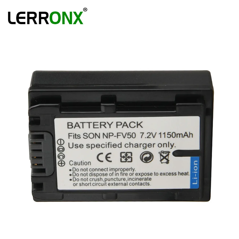 

NP-FV50 NP FV50 1150mAh Li-ion Rechargeable Replacement Camera Battery NP FV70 FV30 FV100 for Sony HDR DCR DVD SR HC Series