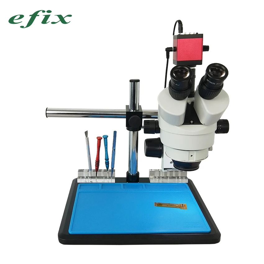 efix 13MP Simul Focal Continuous Zoom 745X Trinocular Stereo