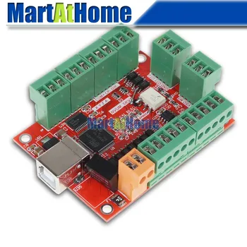 

Argedo Free Shipping MC101 CNC 4 Axis 100KHz MACH3 USB Motion Control Card Breakout Board #SM763 @CF