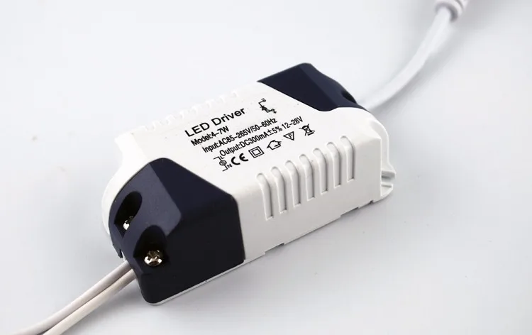

300mA 4-7x1W Led Driver 4W 5W 6W 7W Power Supply AC 85V~265V 110V 220V for ceiling light, spotlight