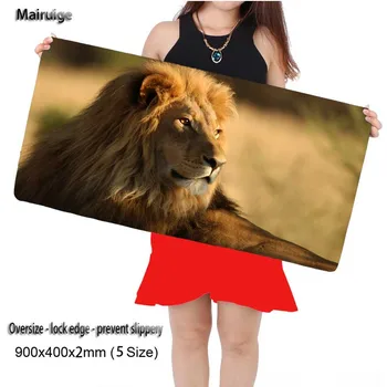

Mairuige Shop The Lion Print Gaming Animal Mousepad Computer Optical Speed Play Mats Soft Rubber Mousepad LOL for Csgo Gamer