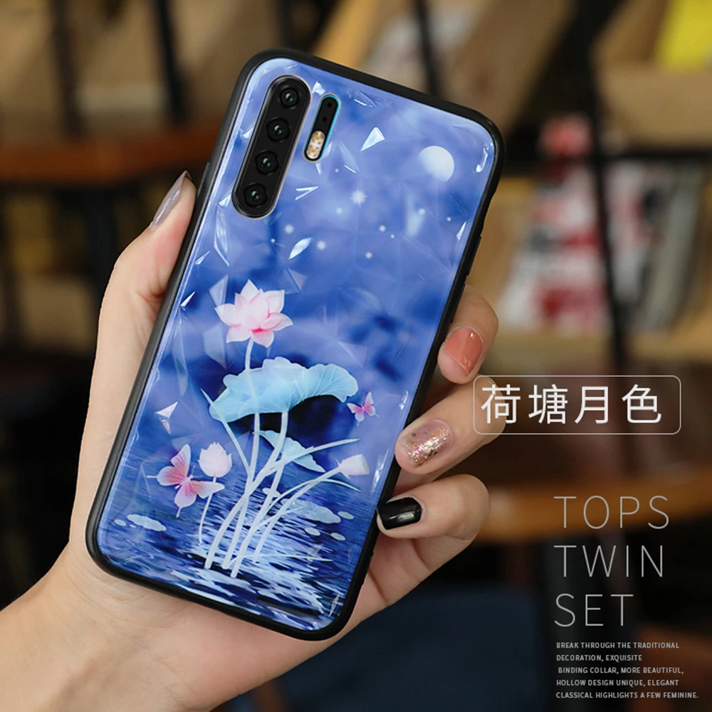 3D Diamond Case For Huawei P30 Pro P20 Lite P Smart 2019 Nova 4 3 3i On Honor 10i 10 8X 8A 8C 7C 7A Y6 2019 Y7 Pro Y9 2018 Case  (2)
