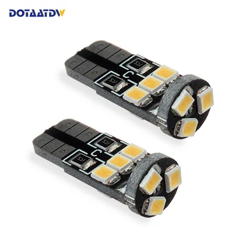 

2Pcs T10 W5W LED Canbus Bulb Error Free 9-LED 2835 SMD 194 168 Car Interior Dome Reading Parking Number Plate Light White