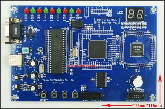 

Special DSP+CPLD+ MCU development board DSP5402 development board /TMS320VC5402