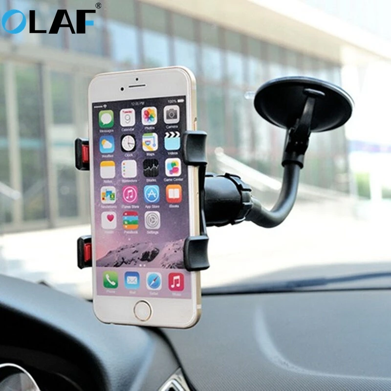 Olaf Универсальный автомобильный держатель с окошком для iPhone вращением на 360