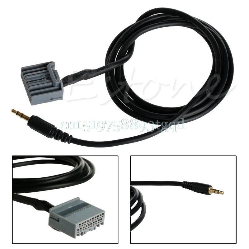 3.5mm Audio Car GPS Cable AUX Adapter For Honda Civic 2006 2013 Input