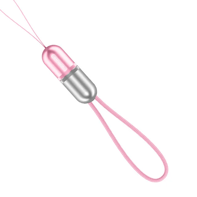 Oatsbasf 2.1A Быстрая зарядка USB кабель для передачи данных для iPhone X 8 7 6 5S 6s Plus ipad air шнур скрытый дизайн капсулы кабель для мобильного телефона - Цвет: Pink and Silver