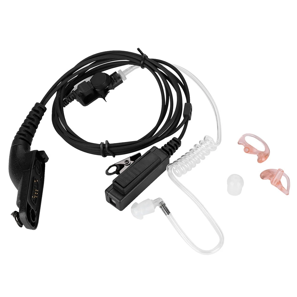 Наушник с кнопкой PPT воздуховод Walkie Talkie Акустическая трубка для P8268/Xpr6500 Walkie-Talkie 2 Way Radio Woki Toki