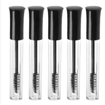 

1Pcs Practical 10ml Empty Mascara Tube Eyelash Vial Pratical Liquid Bottle Container Black Cap Refillable Bottles