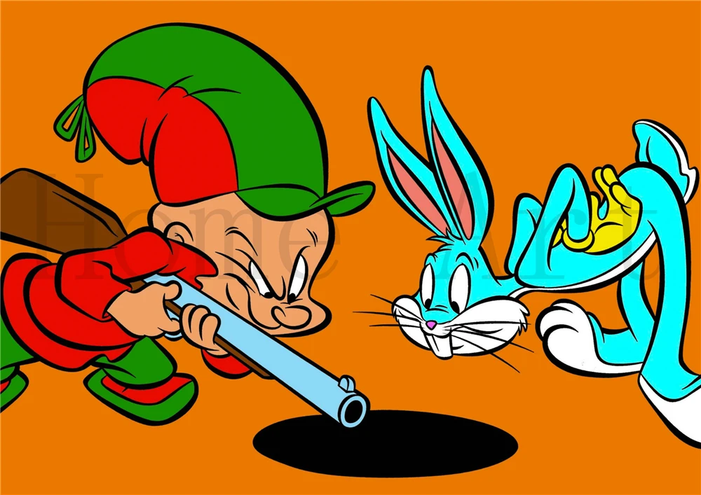 Постер Looney Tunes четкое изображение настенные наклейки украшение для дома хорошее