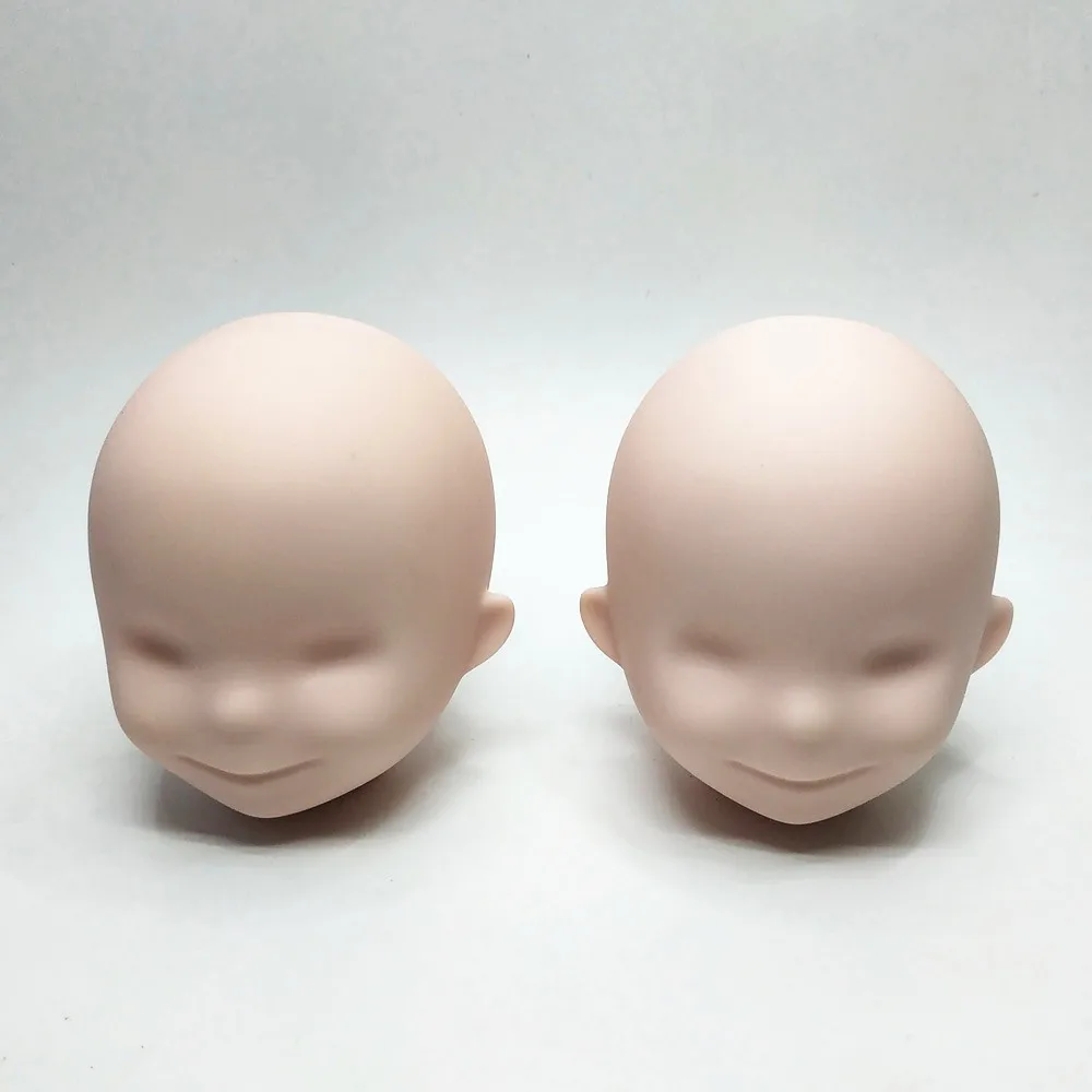 

original brand Practice Makeup DIY Big Doll Head 1/6 BJD lot Without Eye Doll's Practicing for Makeup Head 8 CM