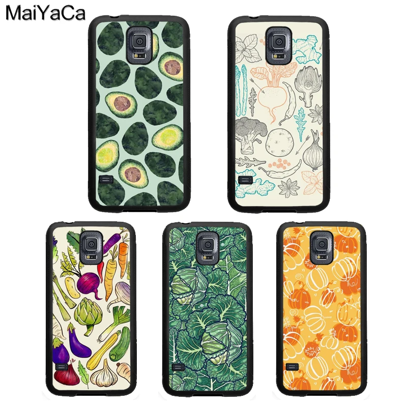 

MaiYaCa Vegan Vegetables Veggies Case For Samsung Galaxy S6 S7 edge S8 S9 S10 Plus Lite S4 S5 Note 4 5 8 9 Phone Cover Fundas