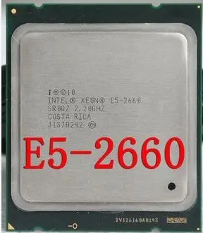 Intel ЦП Xeon E5-2660 SR0KK C2 Процессор 2,2 ГГц LGA 2011 20 МБ L3 Кэш 8 CORE 95 Вт Процессор scrattered шт e5 2660