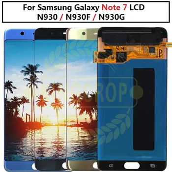 

Super AMOLED For Samsung Note Fan Edition FE Note 7 N930F N935F LCD display touch screen digitizer AssemblyFor Samsung Note7 LCD