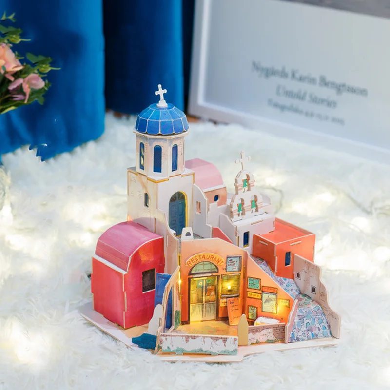 

New Light Diy Manual 3d Three-dimensional Puzzle Children's Puzzle Assembled Model Toy Adult Desktop Ornaments toy for children