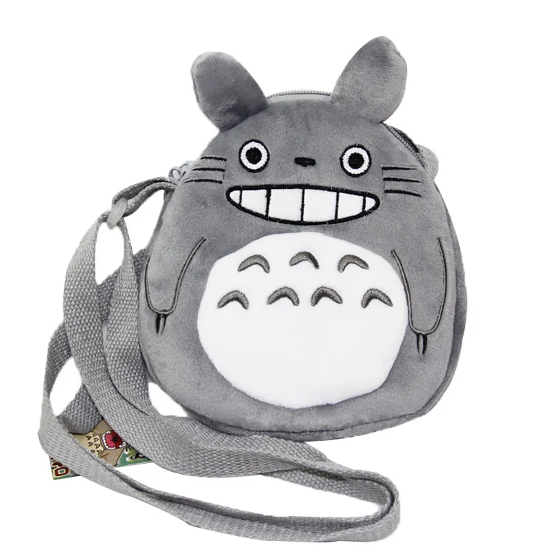 20cm by 18cm Japanese Anime Totoro Plush Coin Bag Ghibli Stuffed Toys Baby Kids Children Soft