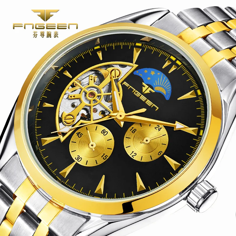 

2018 Mens Watches Top Brand Luxury Men Business Watch Automatic Mechanical Tourbillon Wrist Watch Male Relogio Masculino Hodinky