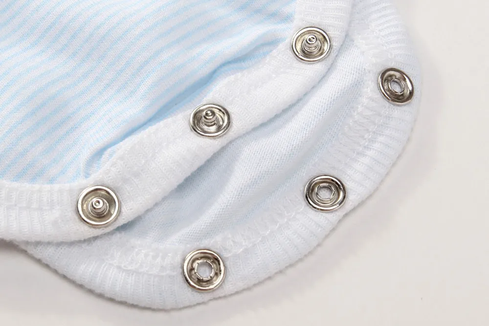 Высококачественное Полосатое боди с круглым воротником и длинными рукавами; недорогая одежда унисекс для новорожденных; Товары для малышей