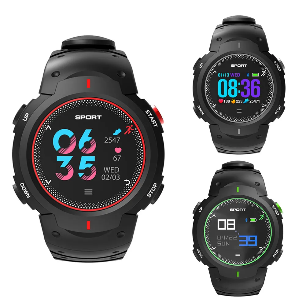 

HOT Smart Band Bracelet Round Screen Bluetooth Waterproof Heart Rate Monitor For IOS Android Drop shipping