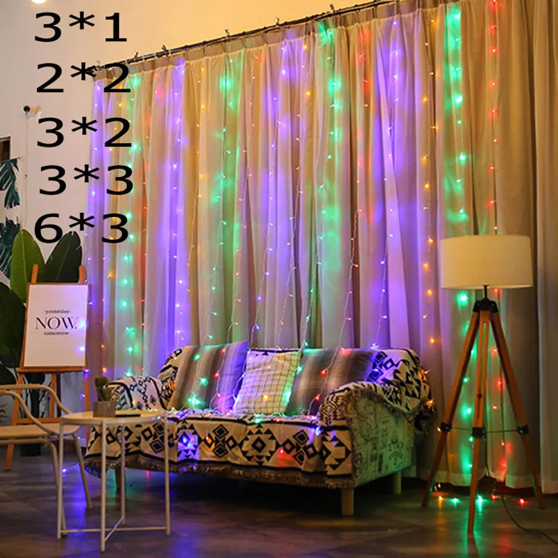 Светодиодная лента 3x 1/3x 2/4x 2/6x3 м сказочные огни для спальни сада вечеринки