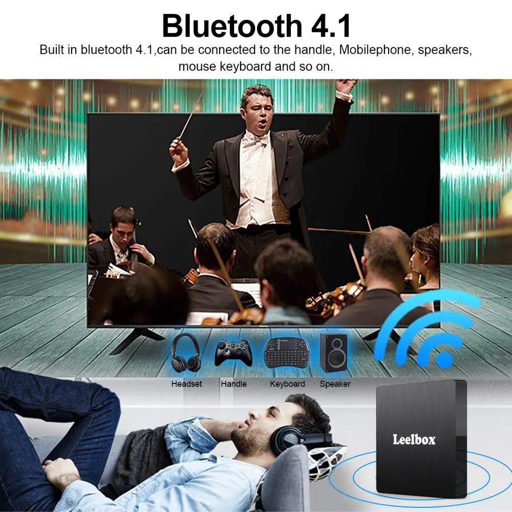 Leelbox Google tv Box Q4 Max 4G 64G Smart Android 9 0 HDMI2.0 2 4G/5G WiFi LAN BT4.0 4K H.265 медиаплеер|ТВ-приставки и