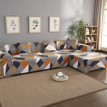 

Floral Printing Stretch Elastic sofa cover cotton sofa towel Slip-resistant sofa covers for living room