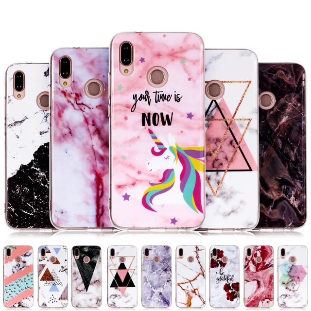 

Marble Unicorn Phone Case For Huawei P20 Lite Case For Huawei P10 P9 P8 Lite 2017 Covers Coque Soft TPU Silicon Cases