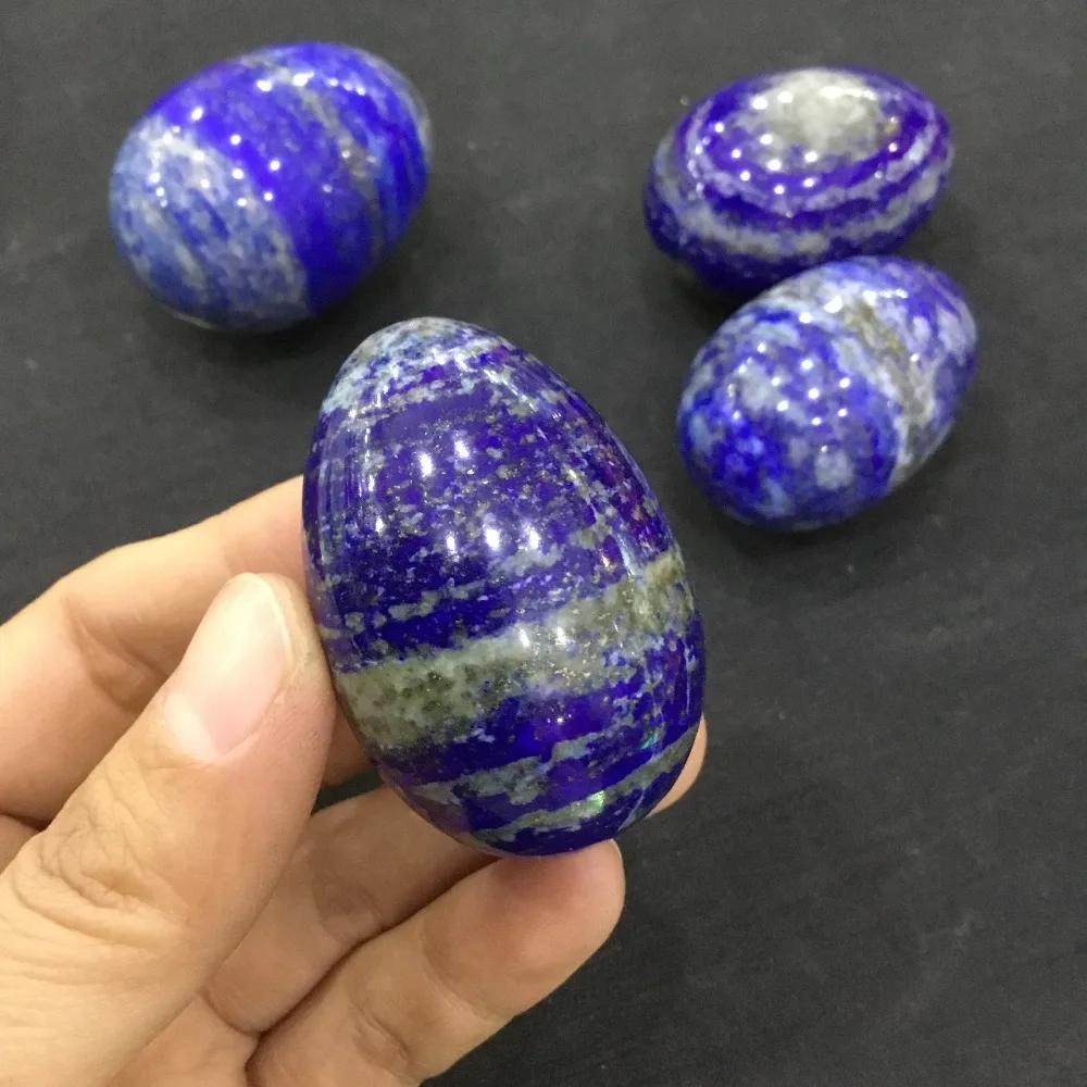 

Natural lapis lazuli crystal egg Rock Crystal stone egg
